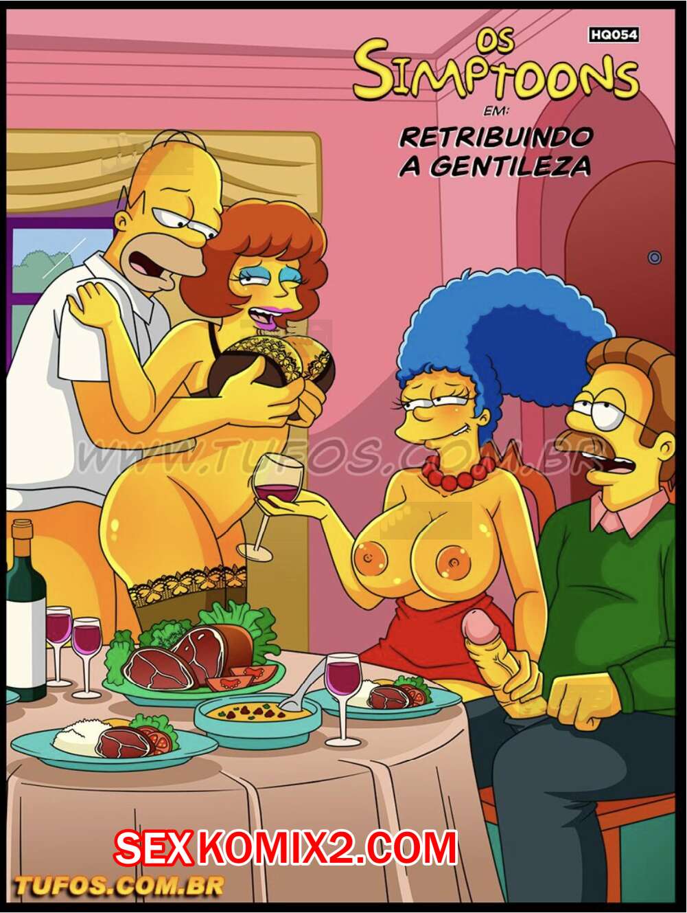 Порно комикс Симпсоны. Часть 55. Возвращая доброту. Os Simptoons. Tufos