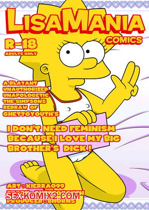 Порно комикс Симпсоны. ЛизаМаиния. LisaMania. The Simpsons. Xierra099