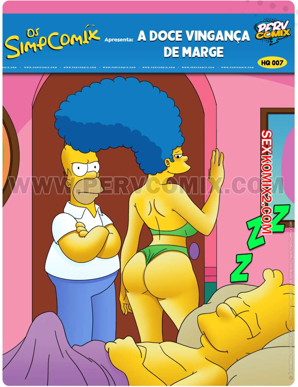 Порно комикс Симпсоны. Симпкомикс. Часть 7. Os SimpComix. PervComix