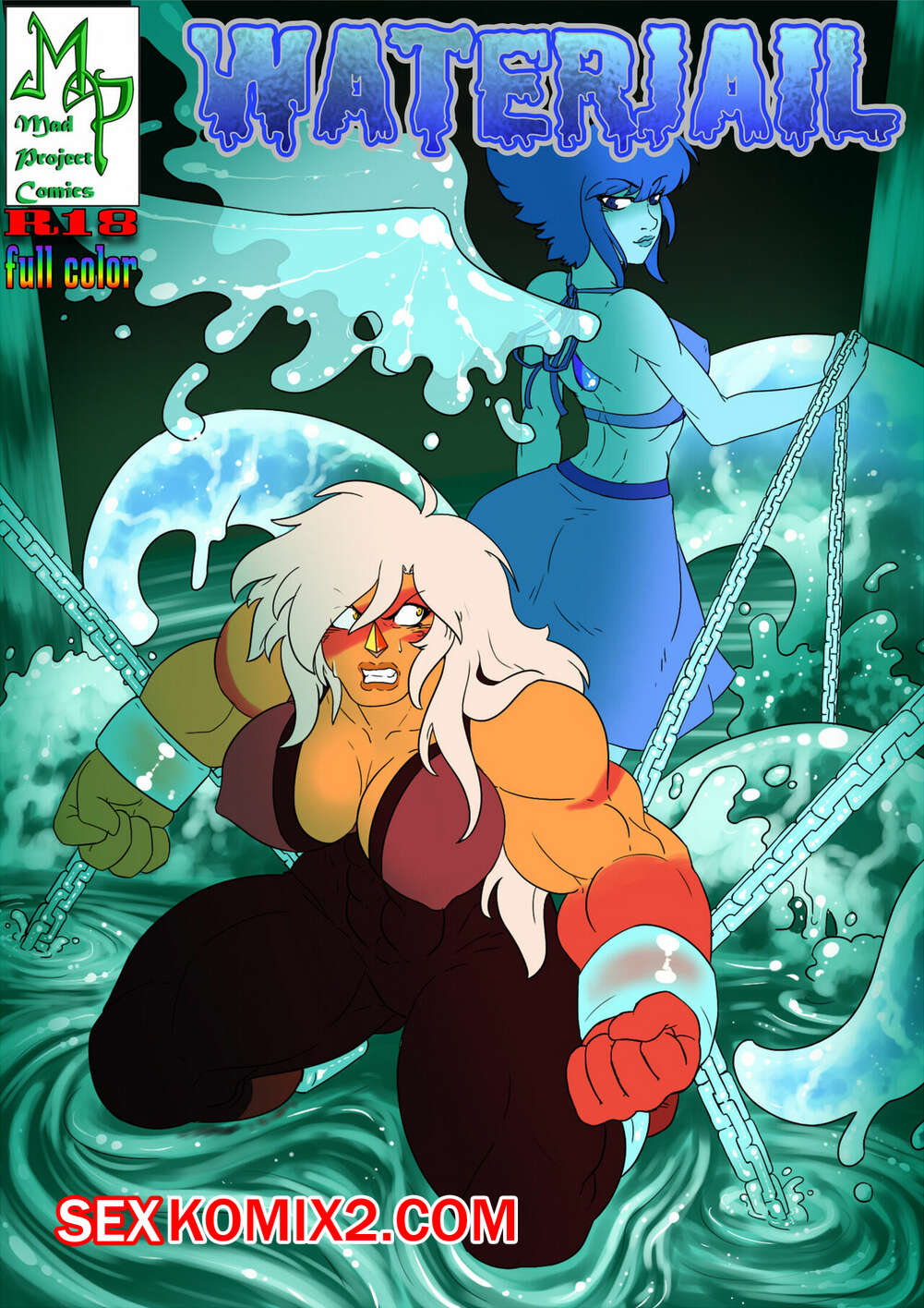 Порно комикс Стивен. Водопад. Waterfall. Steven Universe. MAD Project