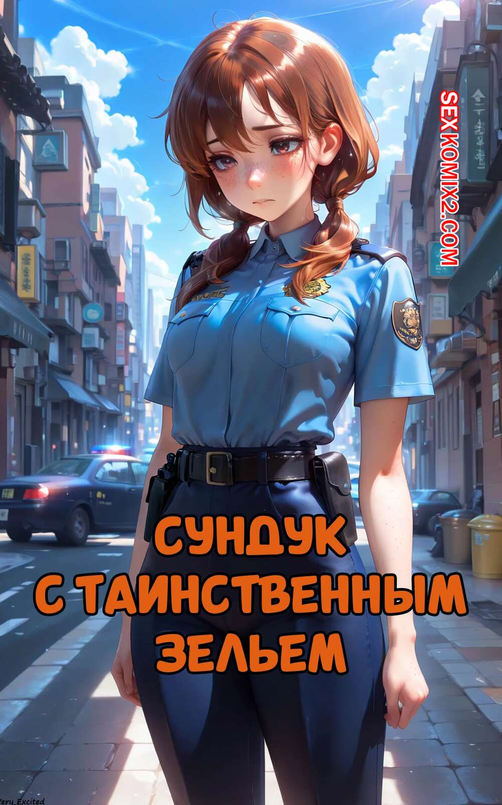 Порно комикс Сундук с таинственным зельем. Часть 1. Mystery potion chest. Very excited