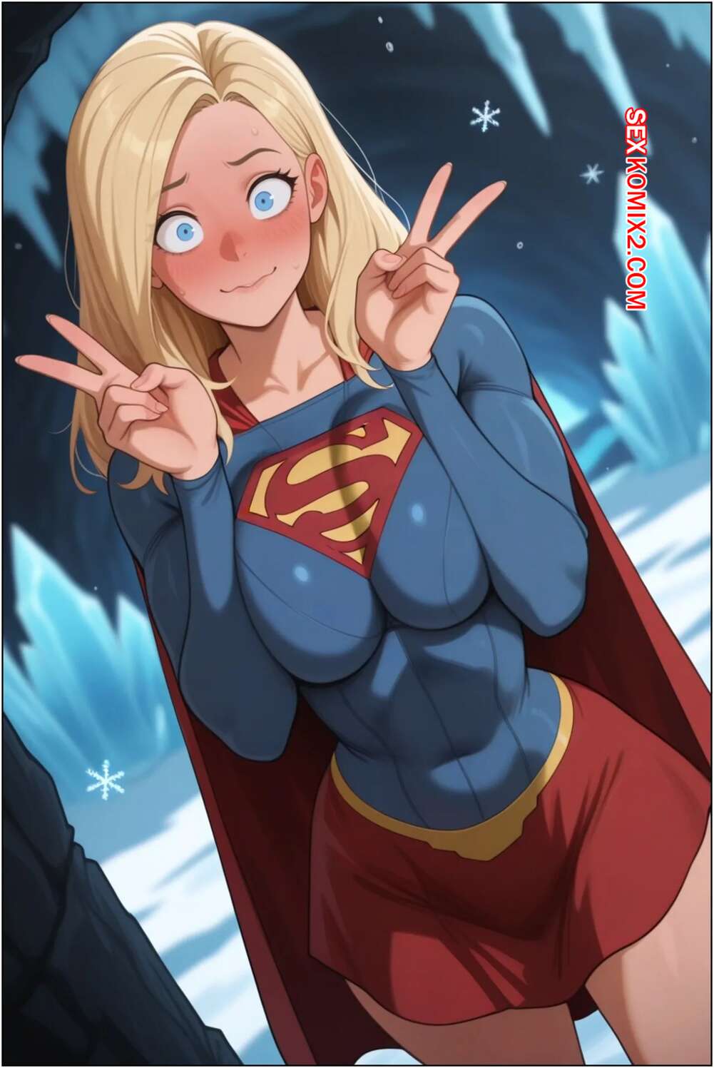 Порно комикс Supergirl. WaifuInvoker
