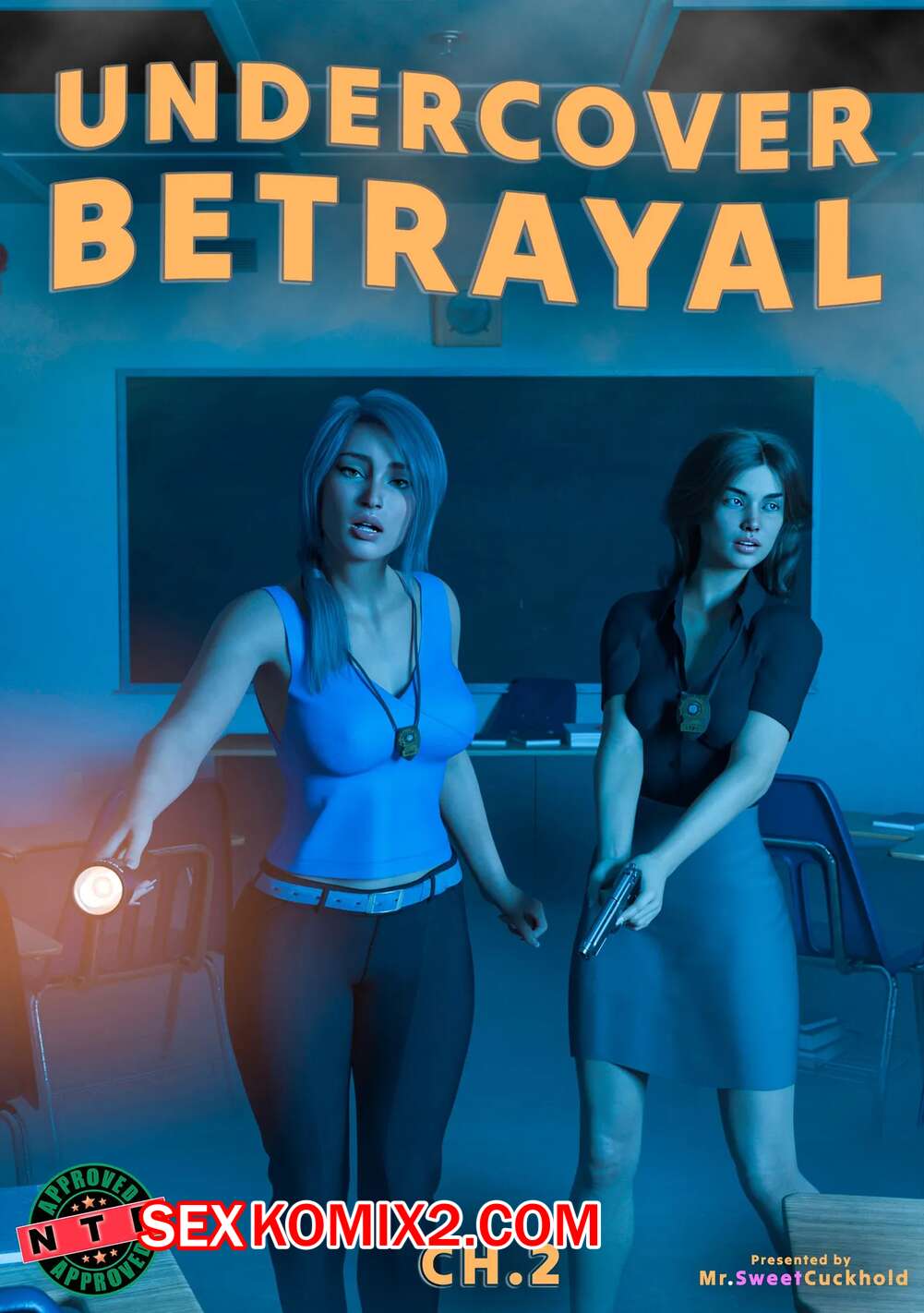 Порно комикс Тайное предательство. Часть 2. Undercover Betrayal. Mr.SweetCuckhold
