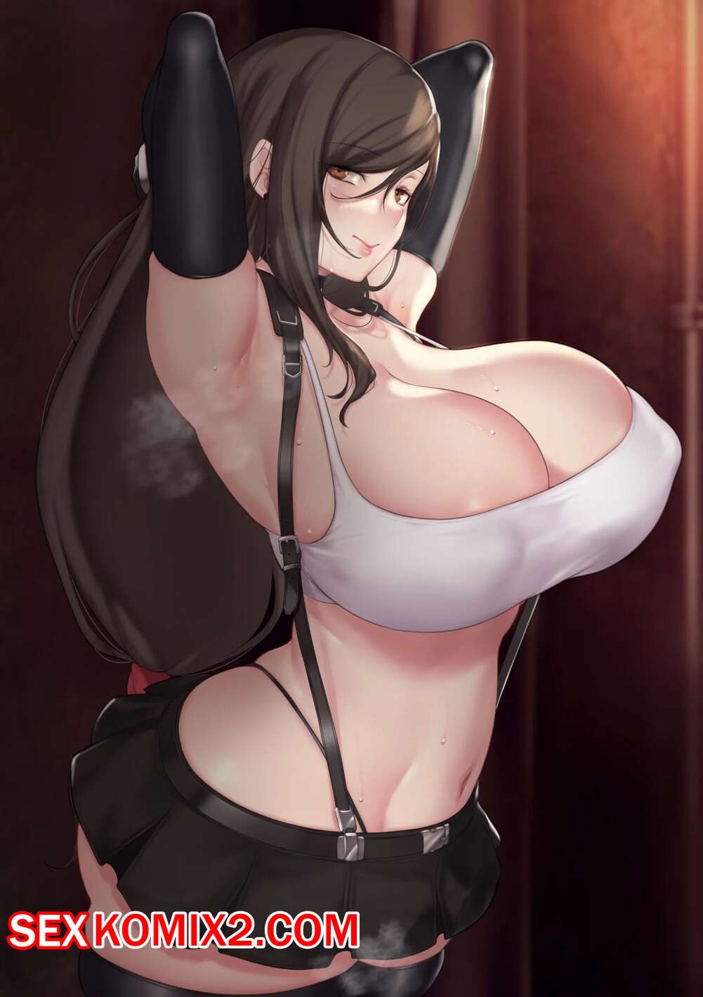 Порно комикс Тифа. Темный переулок.Tifa Dark. Alley Aster C