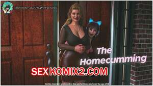 Порно комикс Возвращение домой. Часть 1. The Homecumming. NaughtyBrainComics.