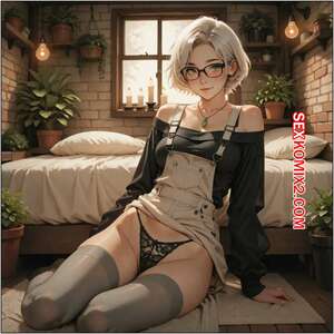 Порно комикс White Hair Studio MMF Threesome Groupsex. TrashGer