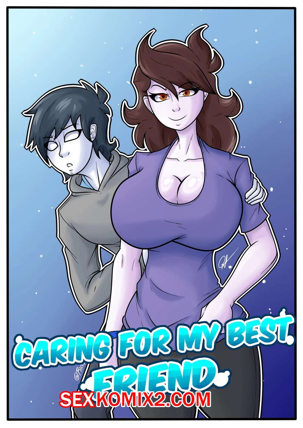Порно комикс Забота о моем лучшем друге. Caring For My Best Friend. Richdraw